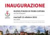 Nuova piazza di Fiera Catena in via Grayson, martedì l’inaugurazione