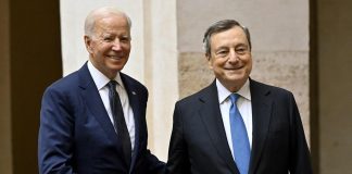 G20, Draghi posa ‘prima pietra’ summit: asse con Biden sul clima