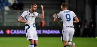 Sassuolo-Inter 1-2, Dzeko-Lautaro e rimonta nerazzurra
