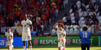 Italia-Belgio, azzurri in ginocchio per Black Lives Matter