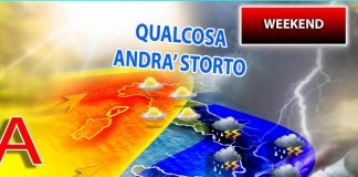 Pioggia su weekend 23-24 ottobre, maltempo si sposta da nord a sud