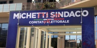 “Fascista” e stella Br: scritte al comitato elettorale Michetti