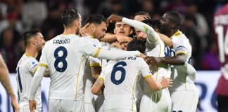 Salernitana-Napoli 0-1, decima vittoria per azzurri