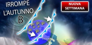 Arriva l’autunno, freddo e pioggia fino a venerdì 8 ottobre: ecco dove