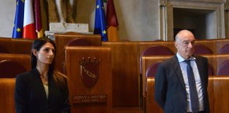 Elezioni Roma, incontro Michetti-Raggi al Campidoglio