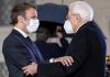 Mattarella incontra Macron “Insieme per un’Europa più forte”