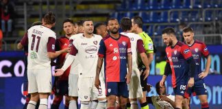 Finisce 1-1 la sfida salvezza fra Cagliari e Salernitana