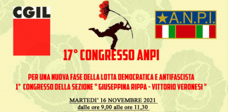 Martedì alla Cgil congresso Anpi e mostra fotografica sulla Resistenza