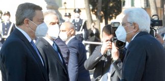 4 novembre, Mattarella e Draghi all’Altare della Patria