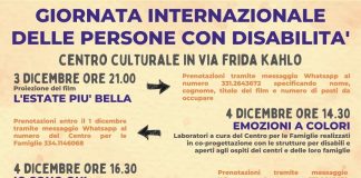 Giornata disabilità, tante iniziative a San Giorgio Bigarello il 3 e 4 dicembre