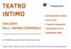 Giovedì a Gonzaga lo spettacolo “Teatro Intimo, dialoghi sull’anima femminile”