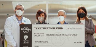 Hard Rock Heals Foundation al fianco dell’ospedale Bambino Gesù