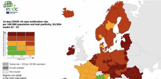 Covid oggi Italia, Ecdc: solo 6 regioni in verde, Bolzano arancione
