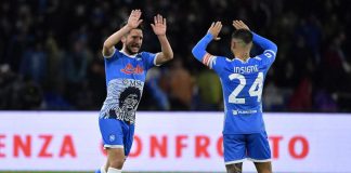Napoli-Lazio 4-0, poker azzurro e primo posto solitario