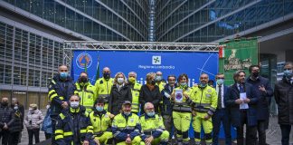 L’omaggio della Regione alla Protezione Civile: premiata la delegazione mantovana