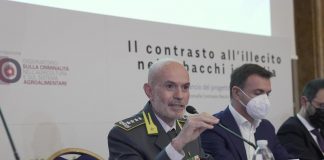 Tabacco: Ricozzi (GdF), ‘in Italia aumento sequestri prodotti contrabbando in biennio Covid’
