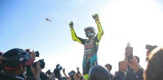 Gp Valencia, vince Bagnaia: per Valentino Rossi ultima gara