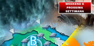 Maltempo infinito sull’Italia, previsioni weekend e settimana