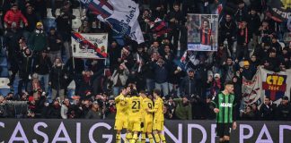 Derby emiliano al Bologna, Sassuolo piegato 3-0