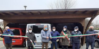 Tettoia di protezione a Pegognaga per gli automezzi del trasporto protetto Tettoia di protezione a Pegognaga per gli automezzi del trasporto protetto