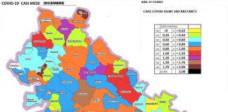 Covid in dicembre: maglia nera per Mariana e Ponti. Casalromano senza nuovi casi