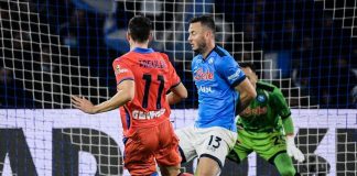 Napoli-Atalanta 2-3, azzurri k.o. e il Milan è primo