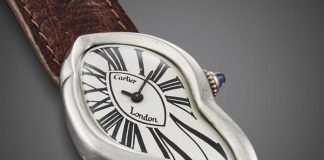 Un orologio Cartier Crash Watch venduto per 861.500 euro, è record italiano
