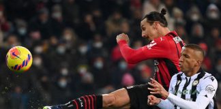 Udinese-Milan 1-1, Ibra salva i rossoneri in extremis