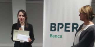 Premio di studio ‘Guido Monzani’ di Bper Banca a Lorena Stanzani