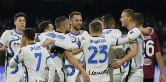 Salernitana-Inter 0-5, nerazzurri provano la fuga