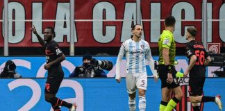 Milan-Salernitana 2-0, rossoneri primi in classifica