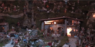 Nella chiesa di Rivalta in mostra il presepe in movimento di Renato Giannesini