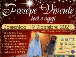 “Il Presepe Vivente ieri e oggi”. L’appuntamento questo pomeriggio alle 17