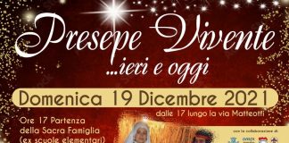 “Il Presepe Vivente ieri e oggi”. L’appuntamento questo pomeriggio alle 17