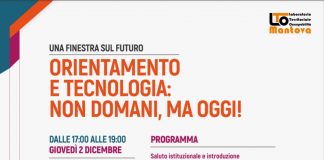 Domani l’evento online “Orientamento e tecnologia: non domani ma oggi!”, per gli studenti in uscita dalle superiori