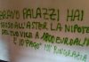 Scritte ingiuriose verso Palazzi sui muri di palazzo del Mago, solidarietà di De Marchi