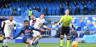 Poker del Napoli alla Salernitana, azzurri in scia dell’Inter