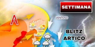 Blitz artico con venti forti e neve a bassa quota: ecco dove