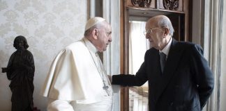 Ciriaco De Mita ricevuto in udienza da Papa Francesco