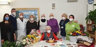 Marmirolo, alla Rsa Cordioli grande festa per i 105 anni della signora Giovanna Rigoni