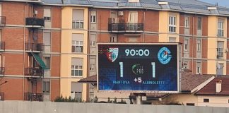 Calcio Serie C: Il Mantova acciuffa l’Albinoleffe nel finale. Al Martelli finisce 1-1