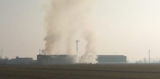 Incendio fienile in un’azienda di Bagnolo. Vigili del Fuoco sul posto da questa mattina