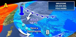 Meteo, da giovedì 20 torna l’inverno: gelo e neve sull’Italia
