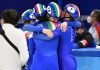 Bronzo della staffetta maschile di short track nei 5000 metri