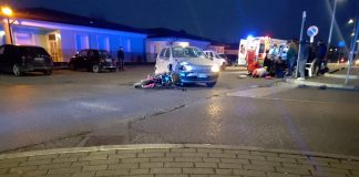 Scontro auto-moto all’incrocio tra via Pacchioni e via Tito Speri a Marmirolo, ferito un 17enne