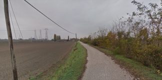 Ostiglia, frana una sponda del Dugale: chiusa strada Argine San Lorenzo