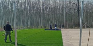 Entro marzo i nuovi campi da calcio al Migliaretto: iniziata la posa del manto erboso sintetico