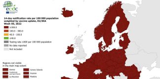 Covid oggi, Italia resta rosso scuro: la mappa Ecdc