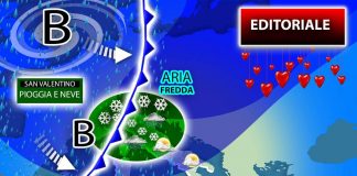 Pioggia da lunedì 14 febbraio, ipotesi neve per Milano e Torino