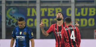 Inter-Milan 1-2, doppietta Giroud e derby rossonero